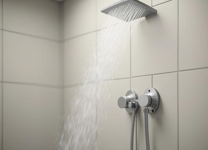 Luxury thermostatic shower system